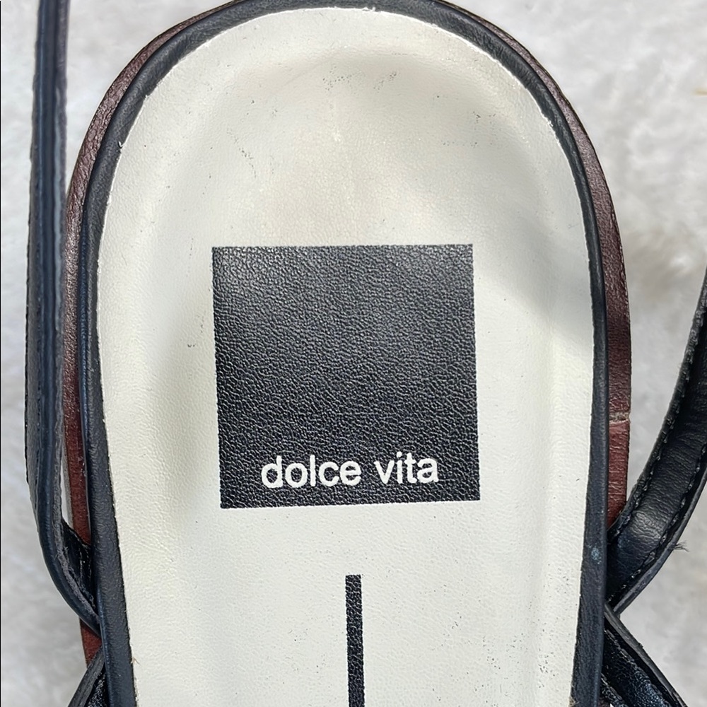 Dolce Vita Black Heels with Ankle Strap - Picture 2 of 9